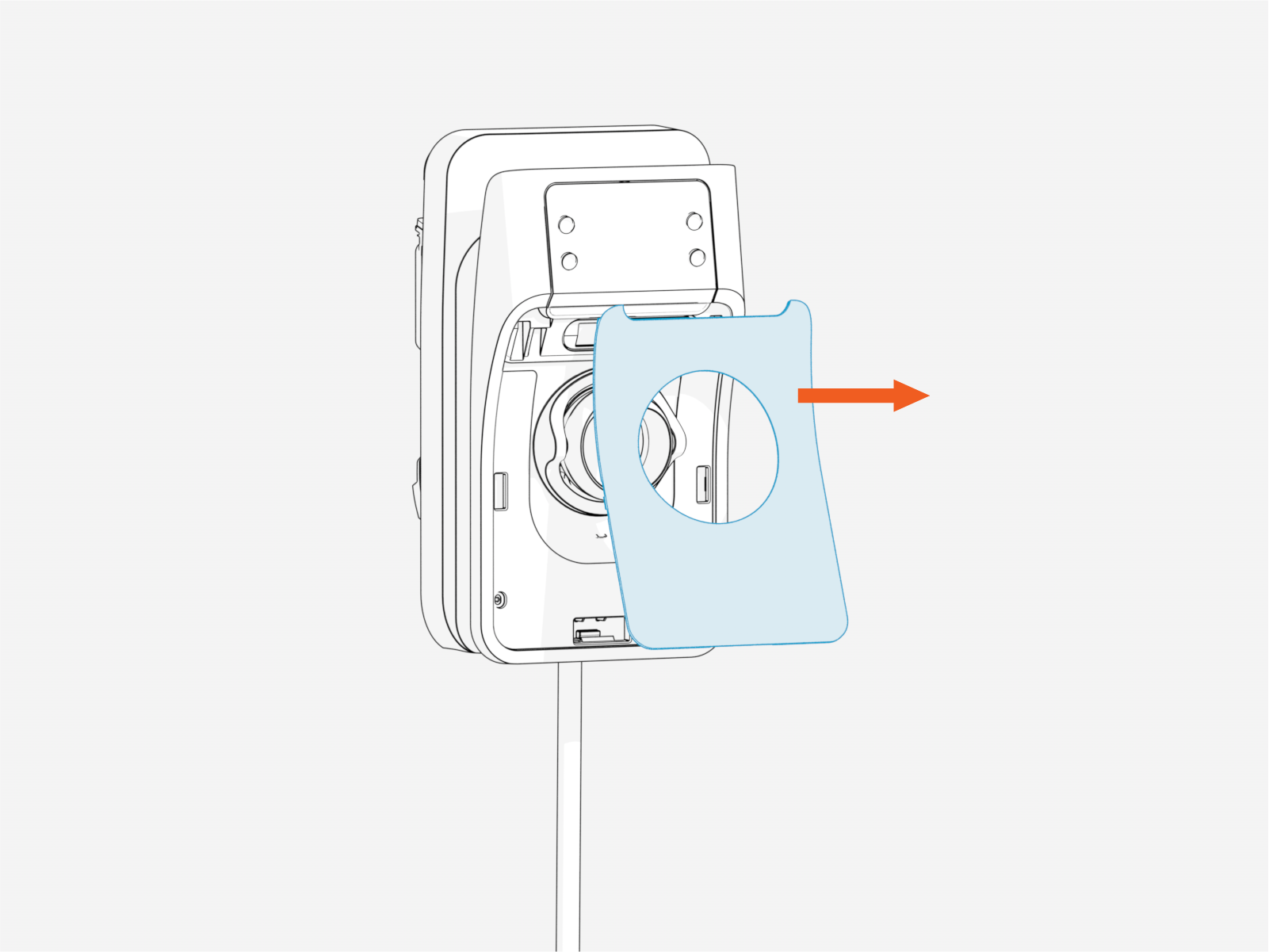 Technical illustration depicts the procedural step.
