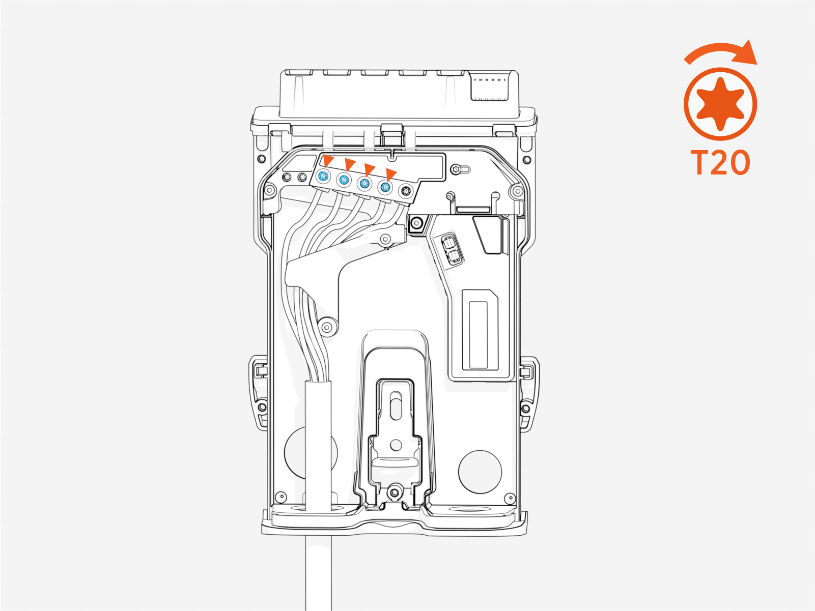 Technical illustration depicts the procedural step.