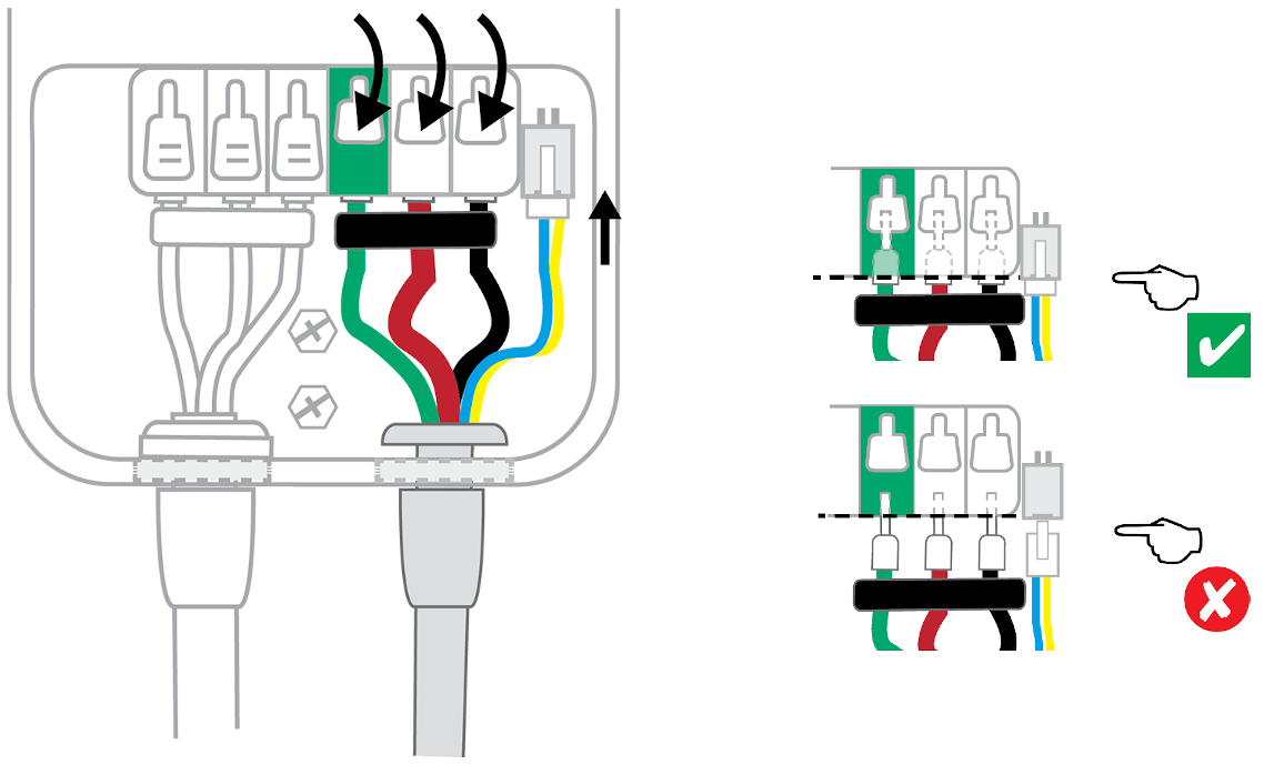 Technical illustration depicts the procedural step.