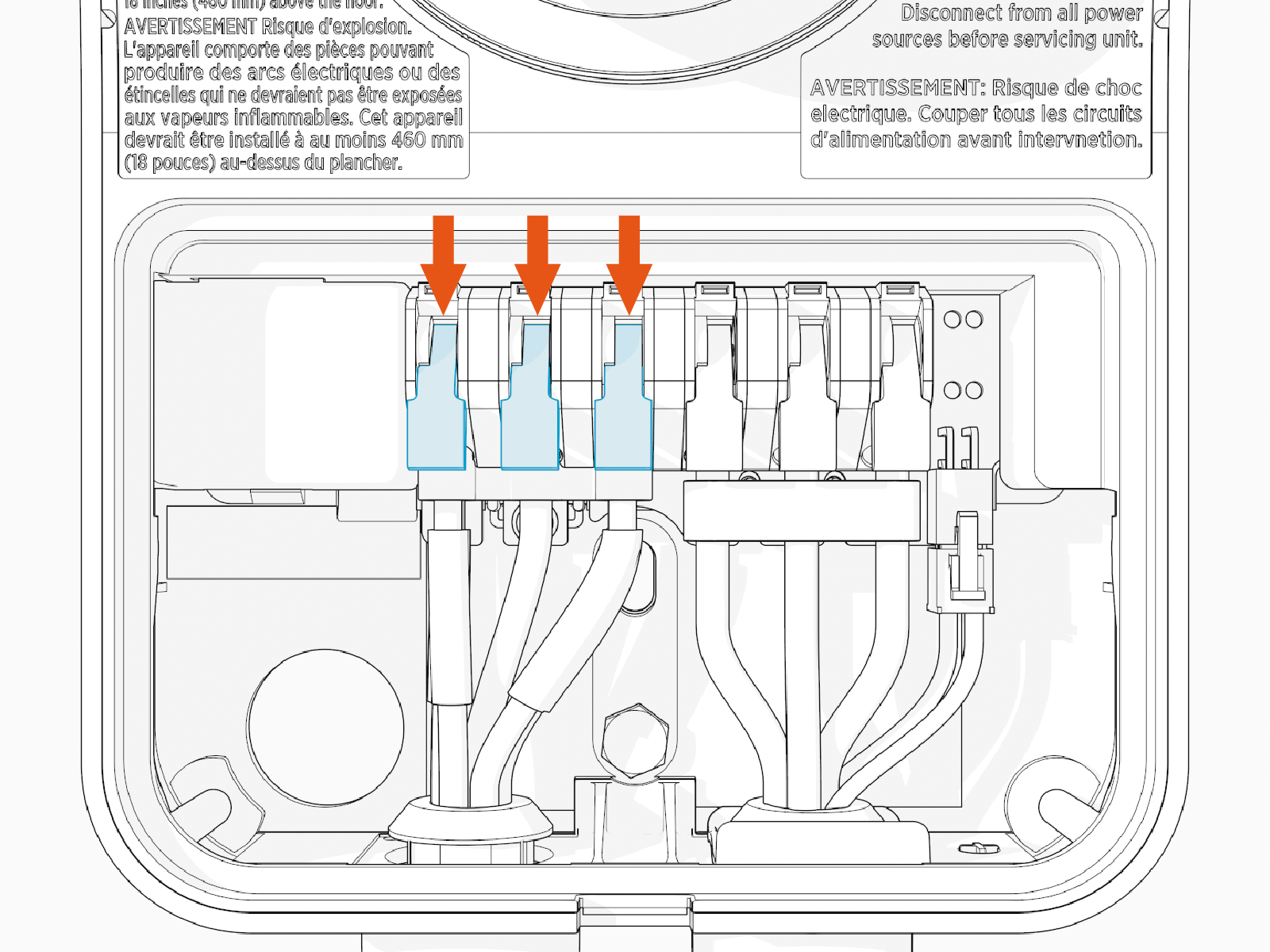 Technical illustration depicts the procedural step.