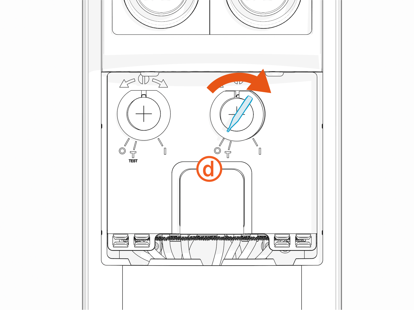 Technical illustration depicts the procedural step.