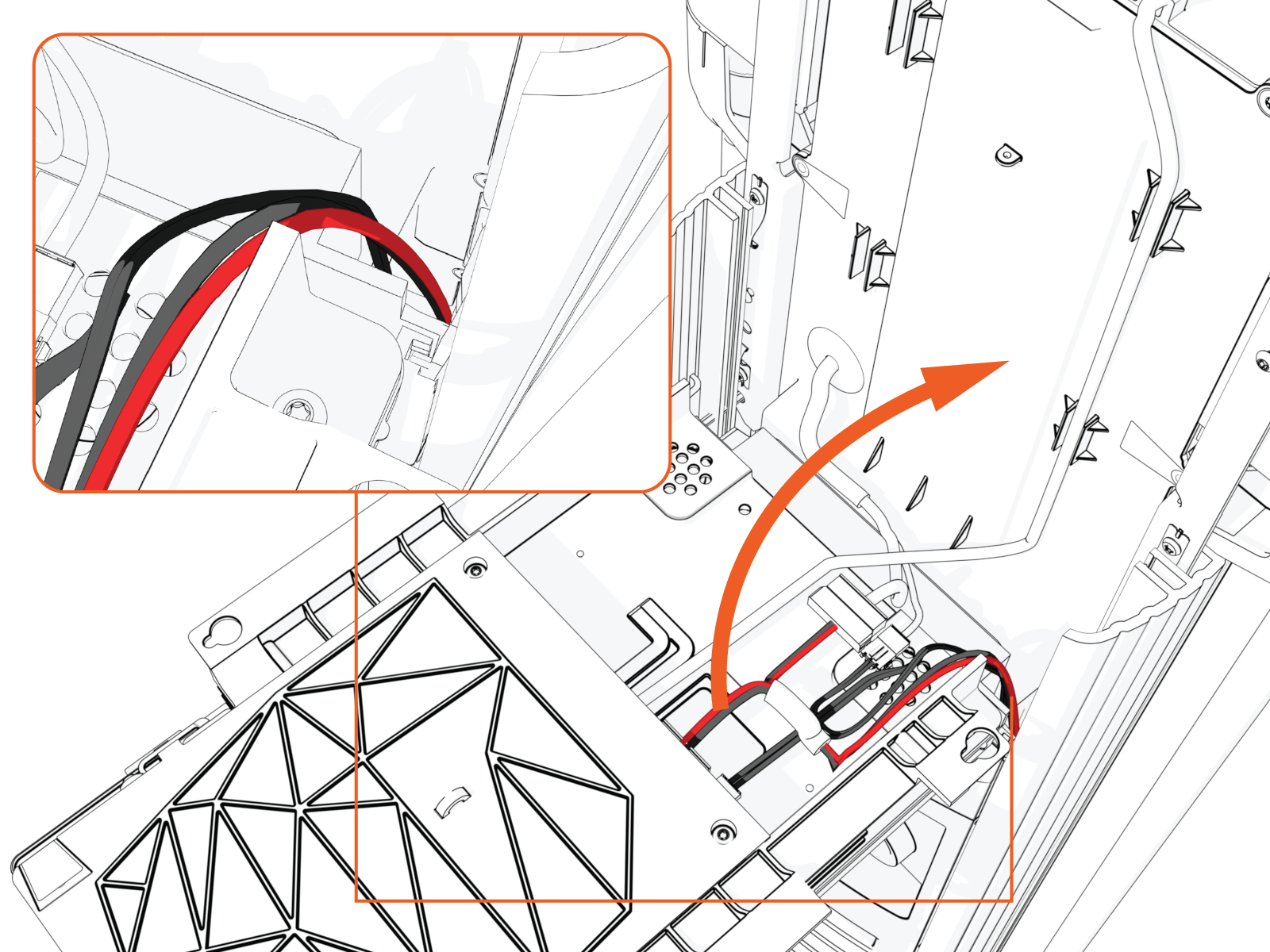 Technical illustration depicts the procedural step.