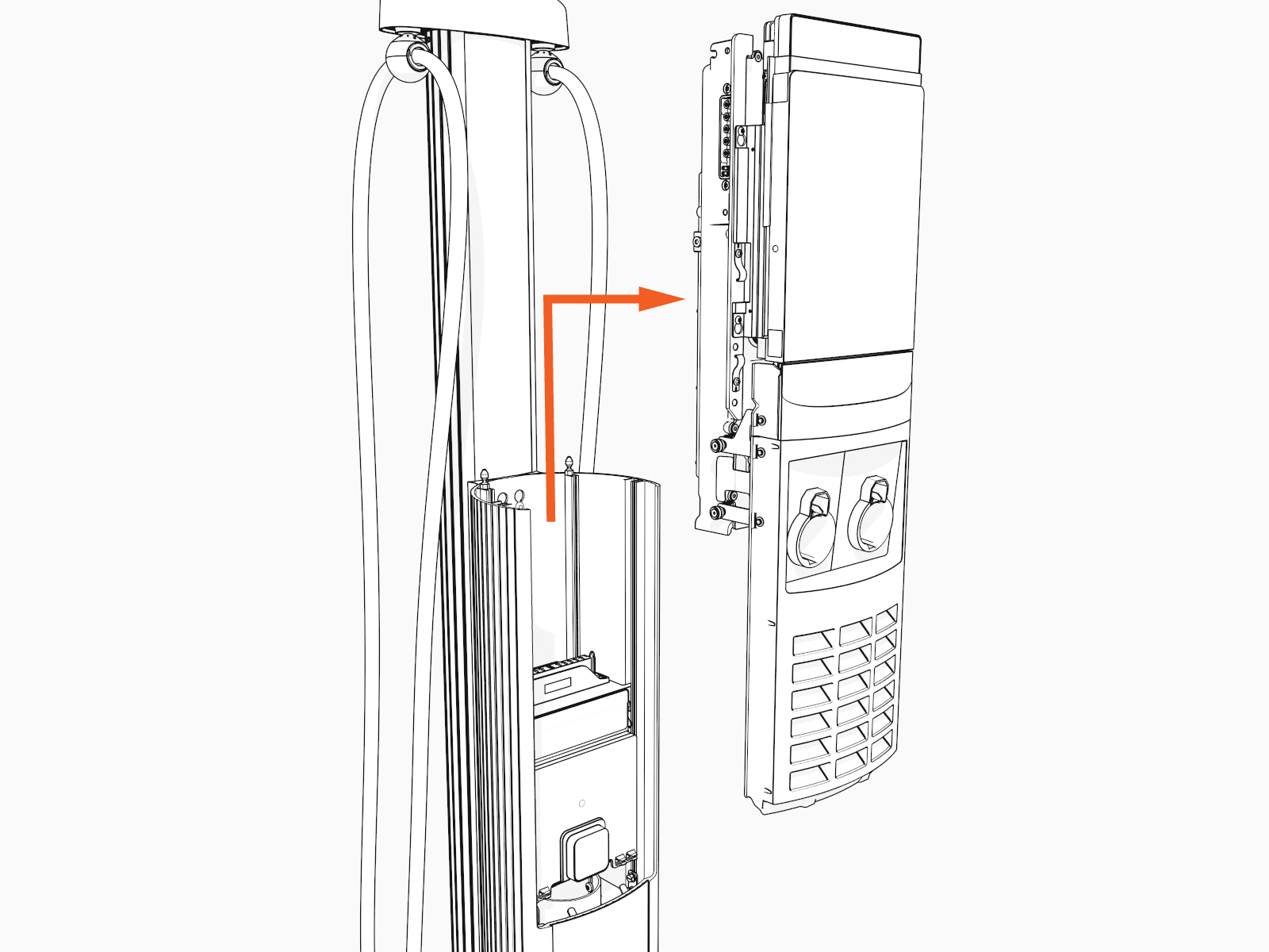 Technical illustration depicts the procedural step.