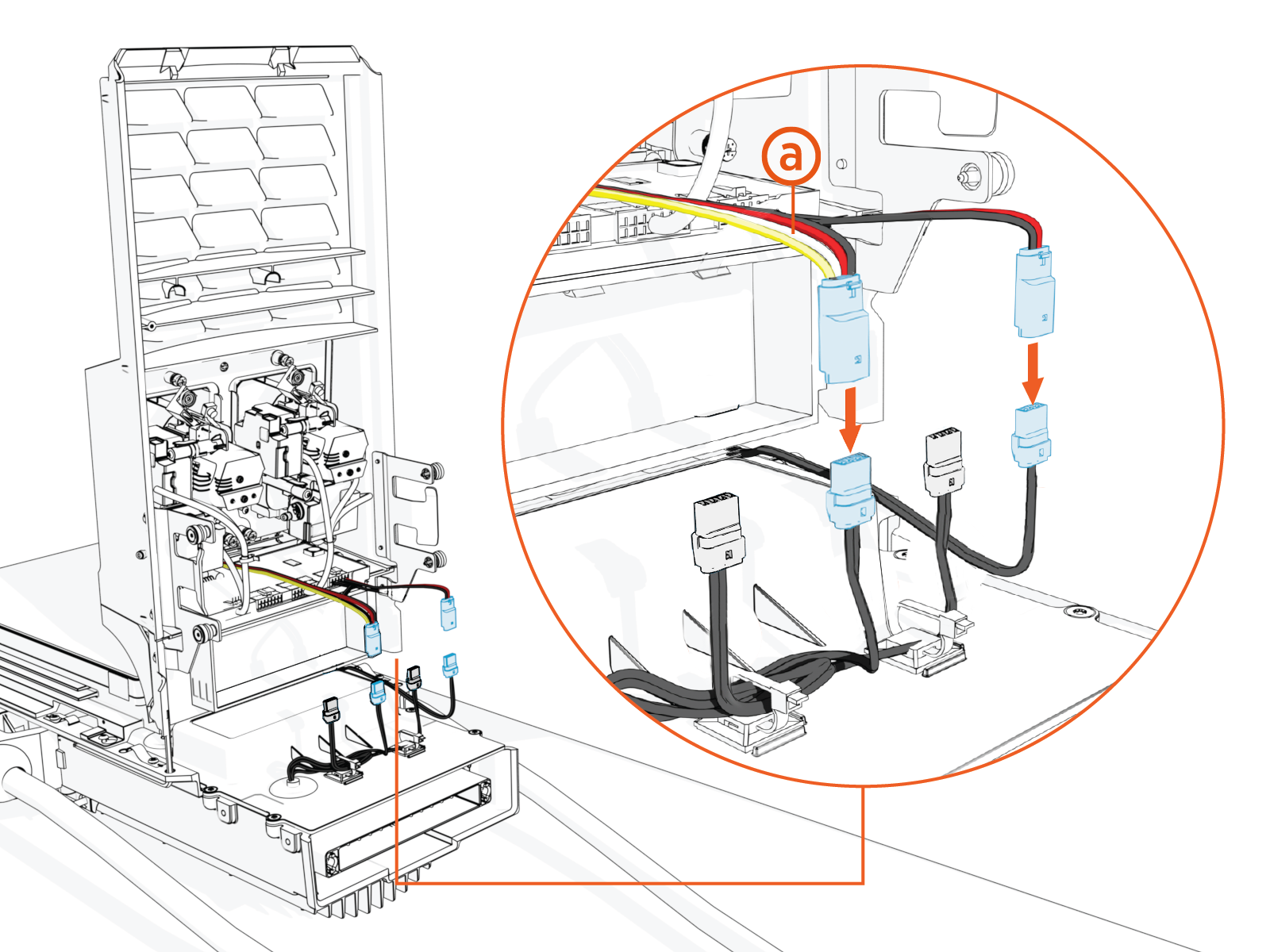 Technical illustration depicts the procedural step.