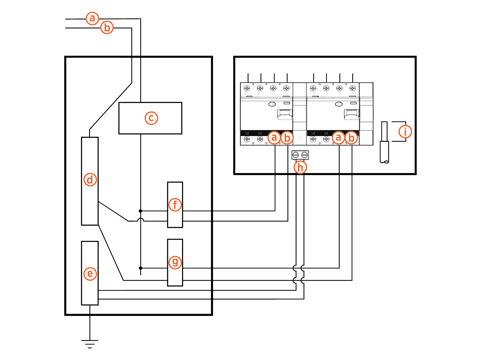 Labeled diagram of product, tools or parts.