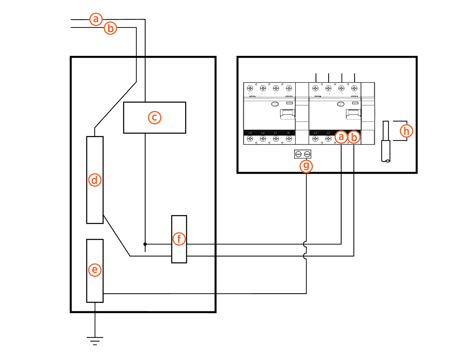 Labeled diagram of product, tools or parts.