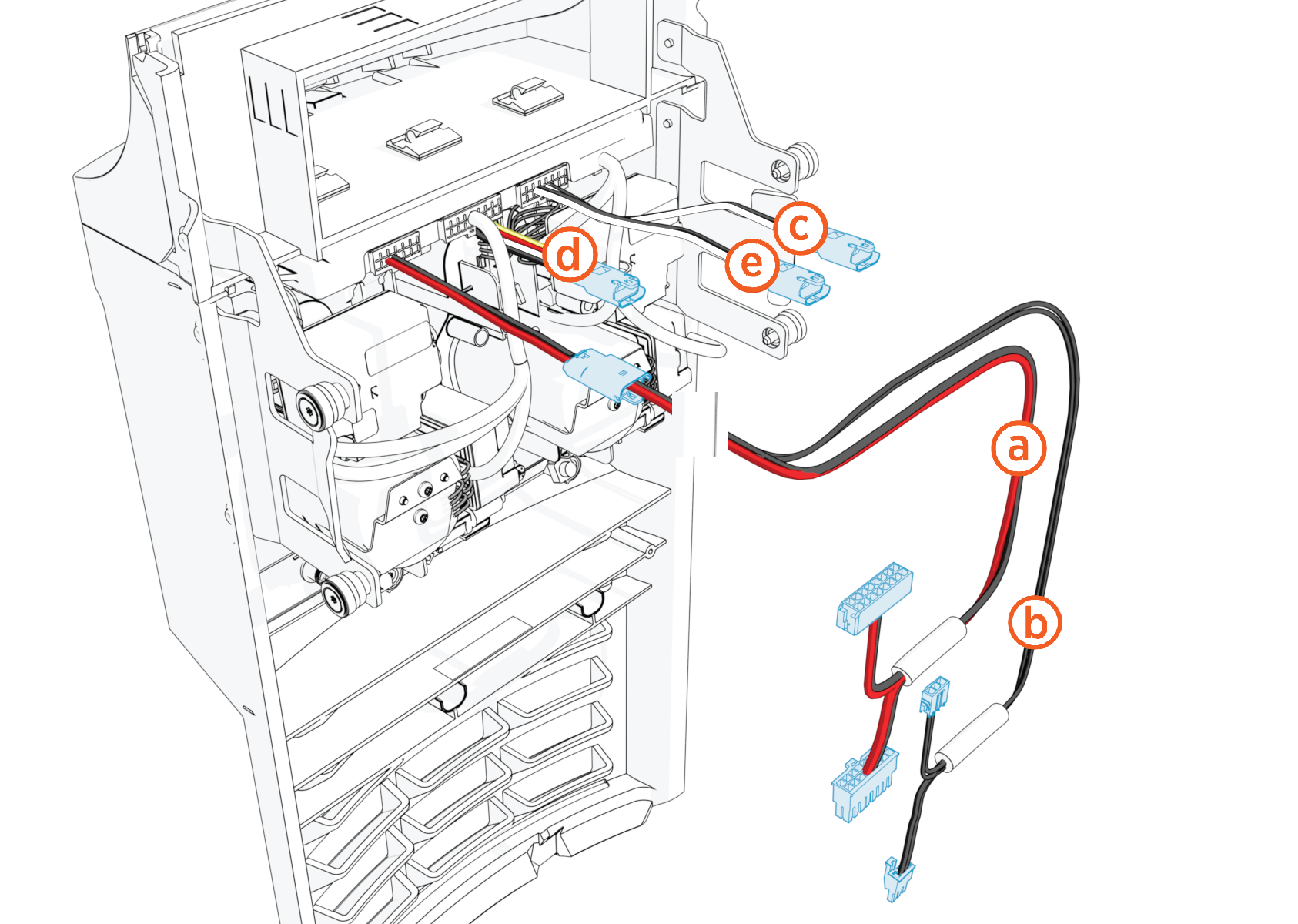 Labeled diagram of product, tools or parts.