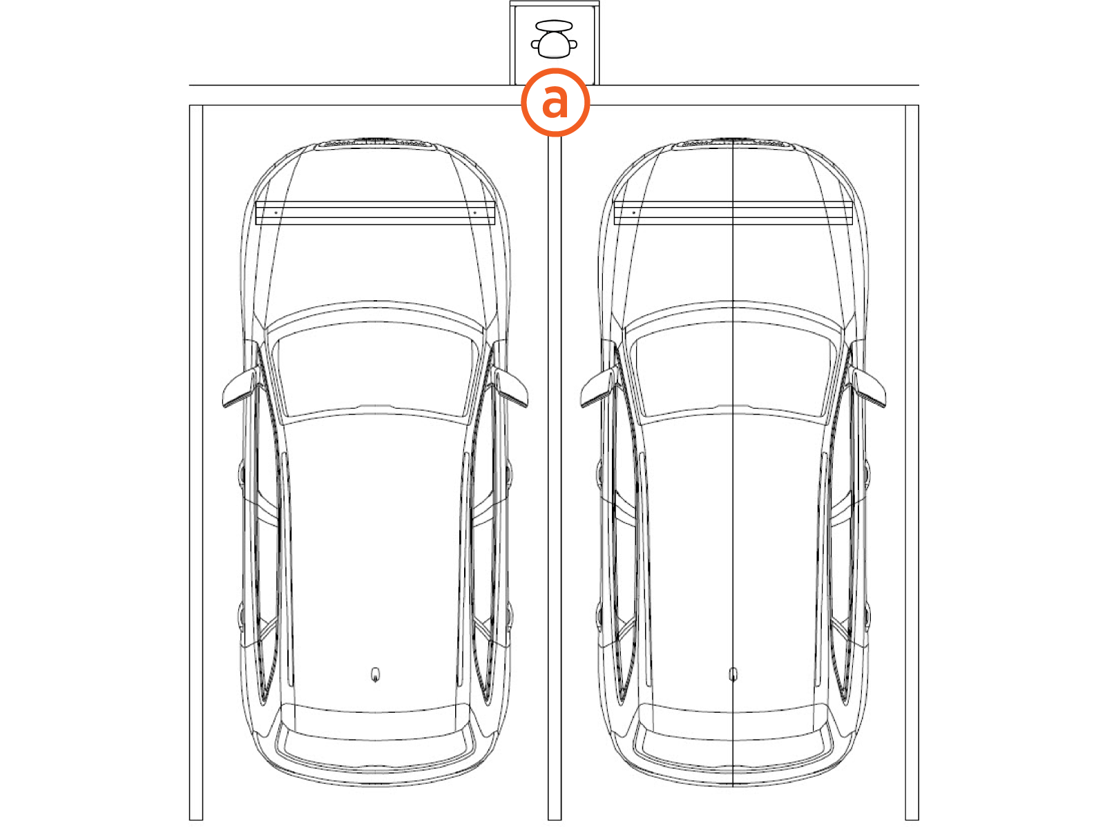 Labeled diagram of product, tools or parts.