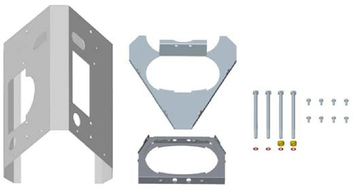 Dual station bracket with CMK.