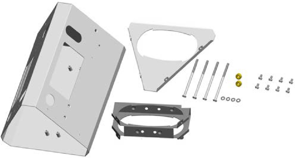 Dual station bracket.