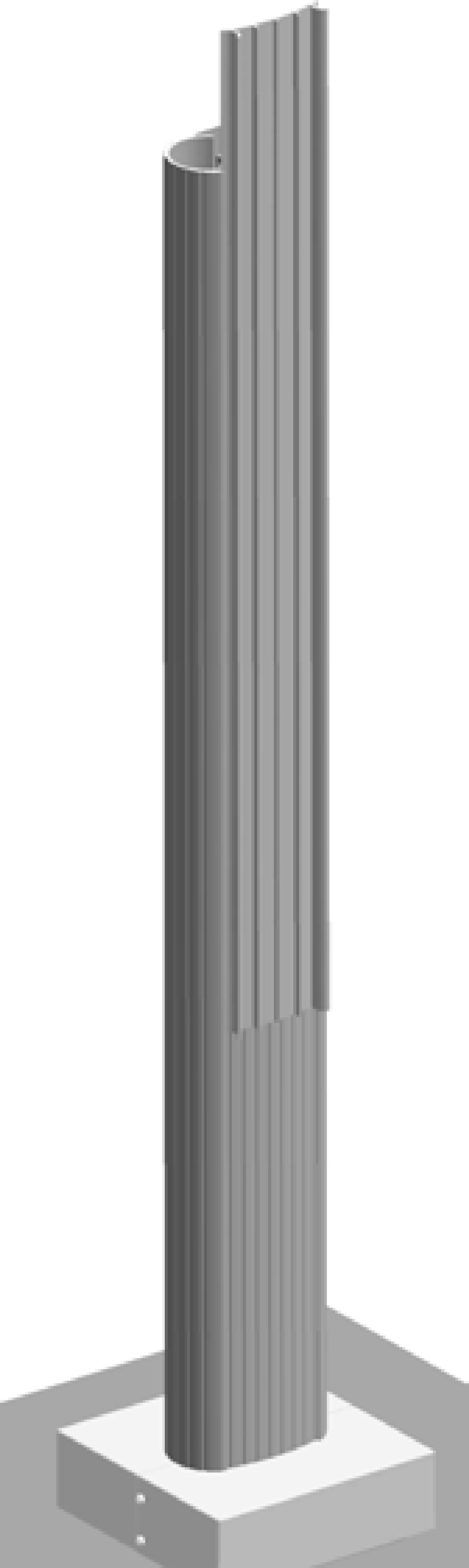 Pedestal spacer.