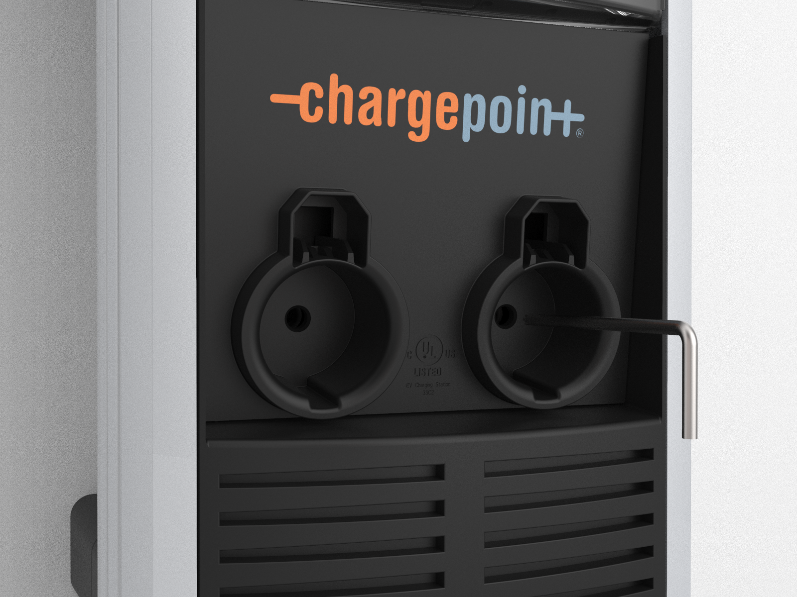 L-wrench security screws Remove the L-wrench by rotating it to the right until the security tag breaks. Lift the head assembly slightly and remove the L-wrench.