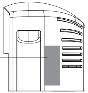 Electric Rating Label on the Top Cap