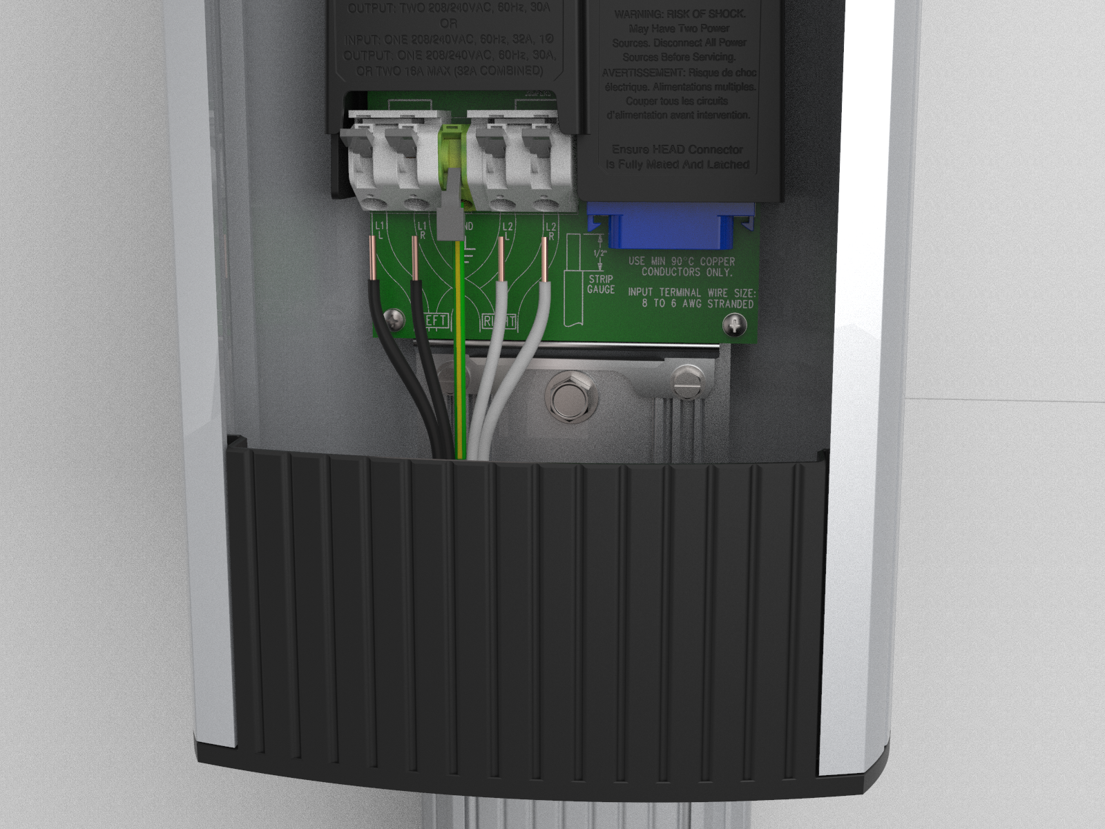 Inserting the dual port wiring