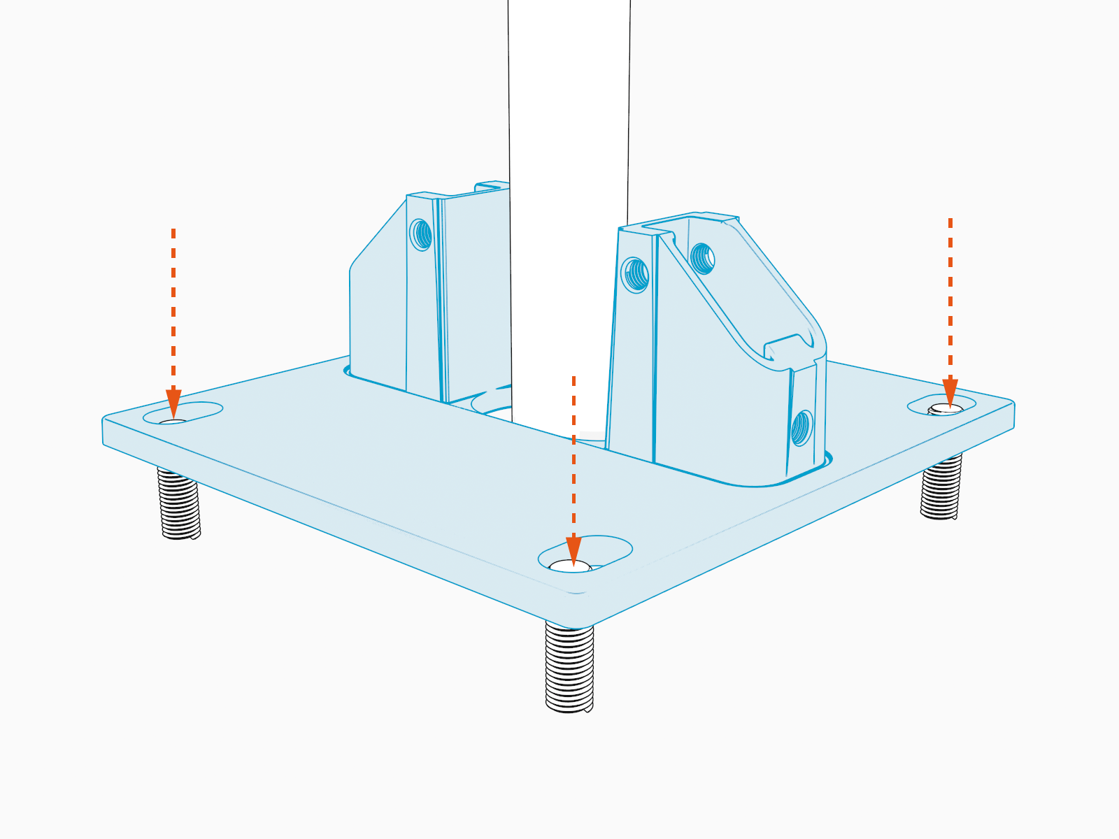 Technical illustration depicts the procedural step.