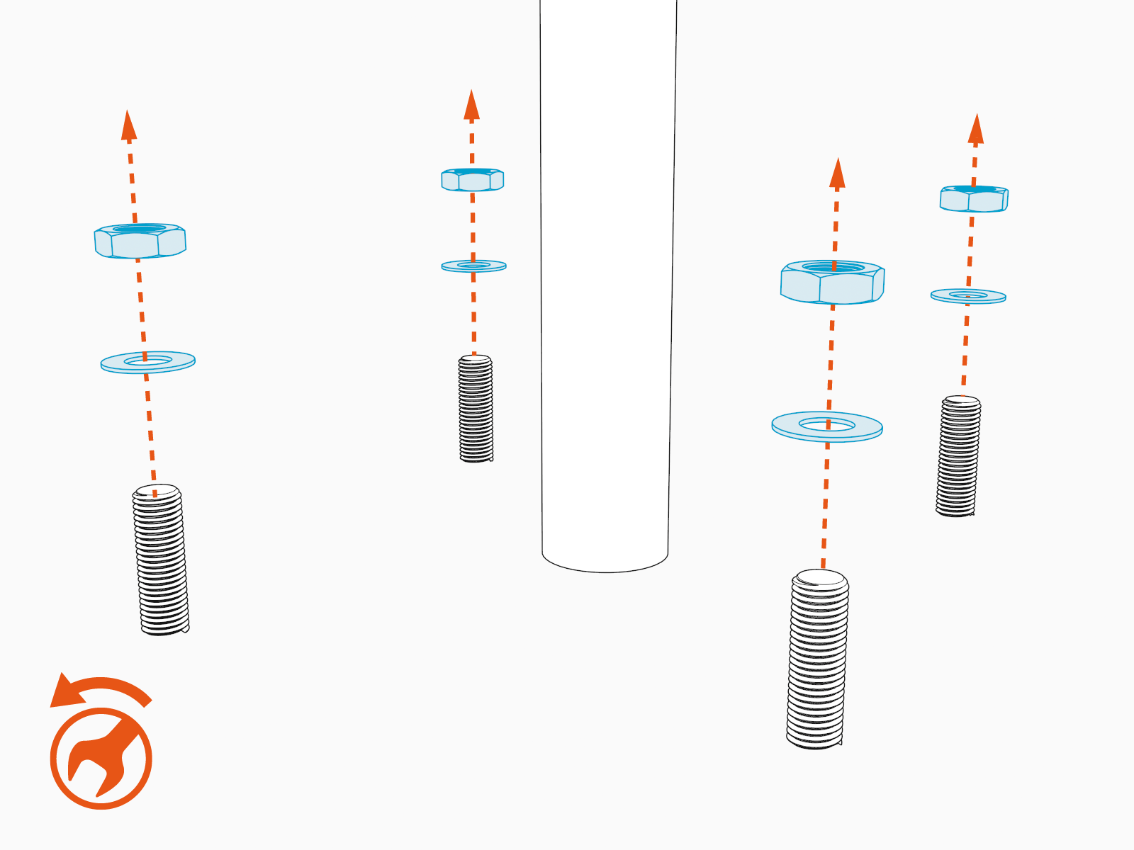 Technical illustration depicts the procedural step.