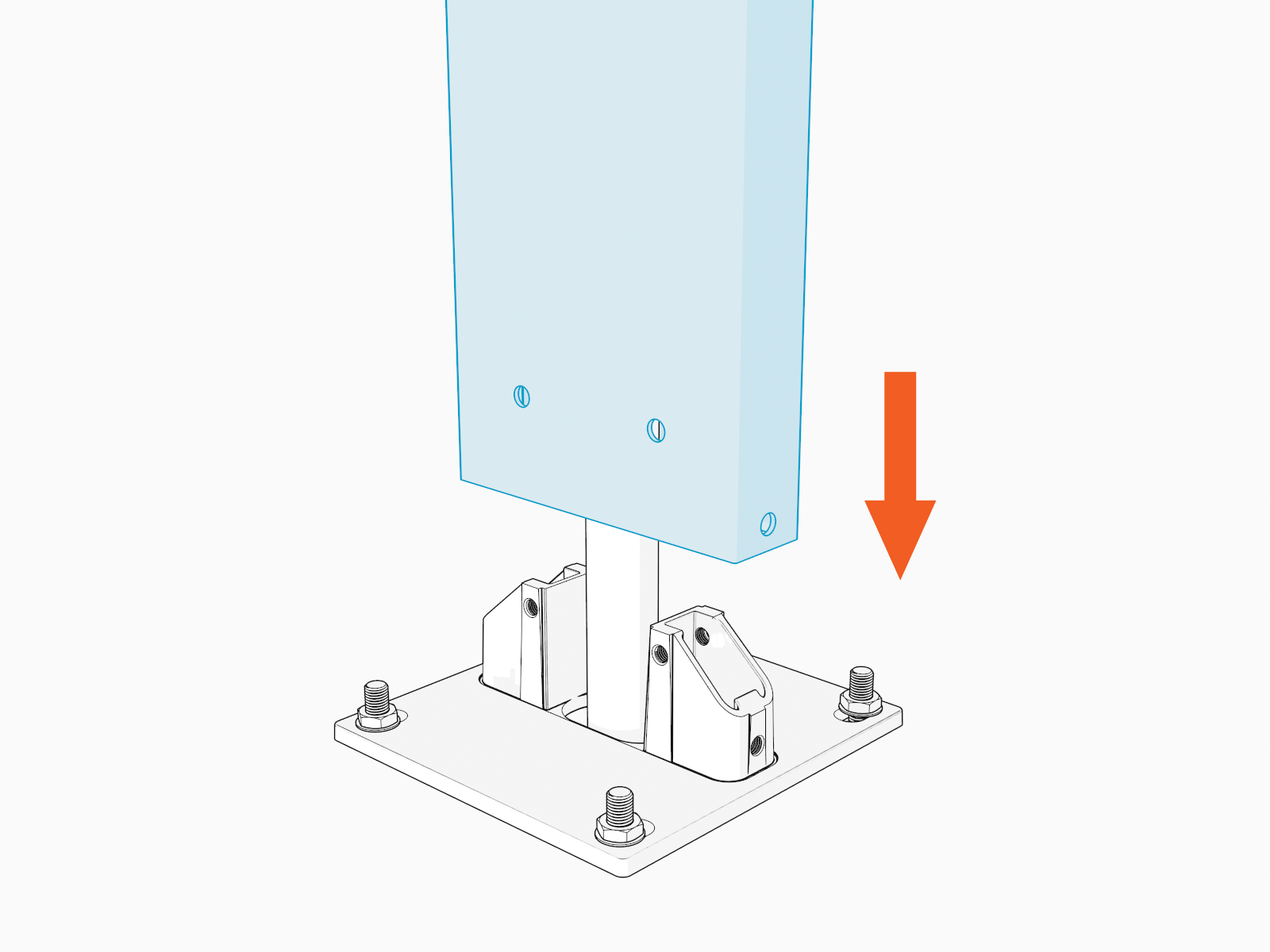 Technical illustration depicts the procedural step.
