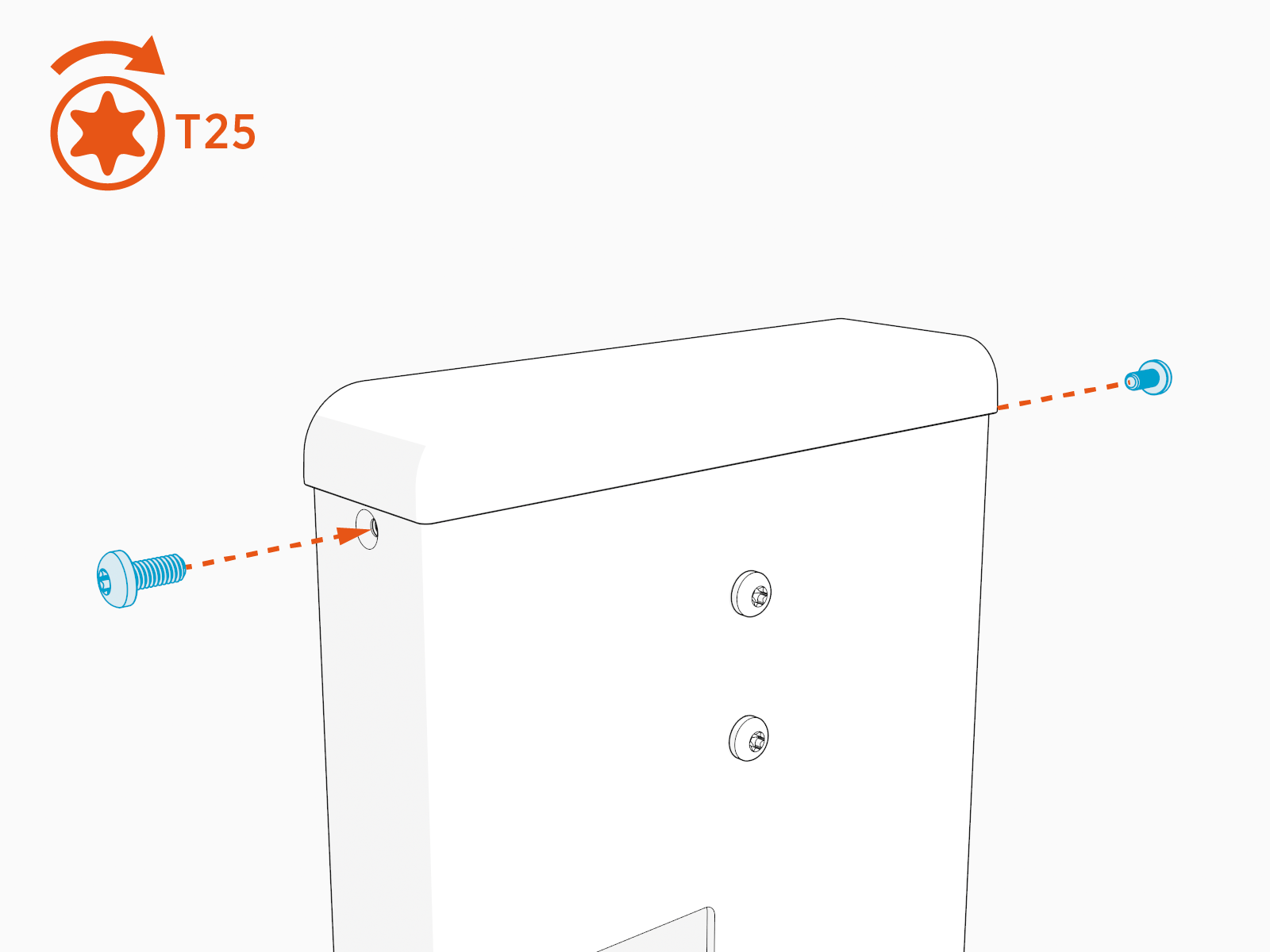Technical illustration depicts the procedural step.