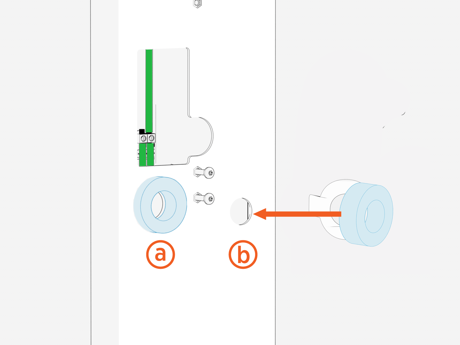 Technical illustration depicts the procedural step.