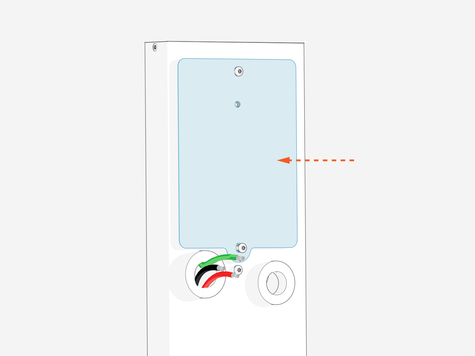 Technical illustration depicts the procedural step.
