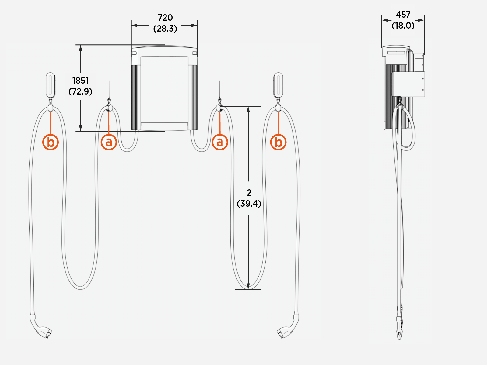 Overhead-Mount PL2000 With Tether Hook