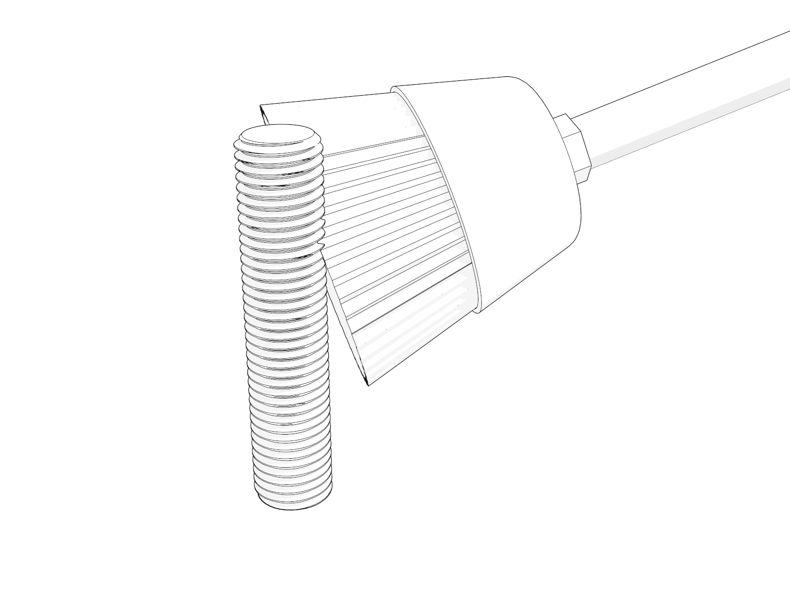 Use a wire brush to clean bolt threads. Alternatively, use a spare hex nut and run it down the stub-ups to clean the threads.