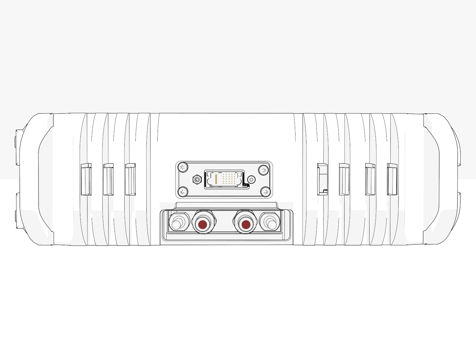 Position the Power Module with the data connector above the coolant port to align with the module mate.