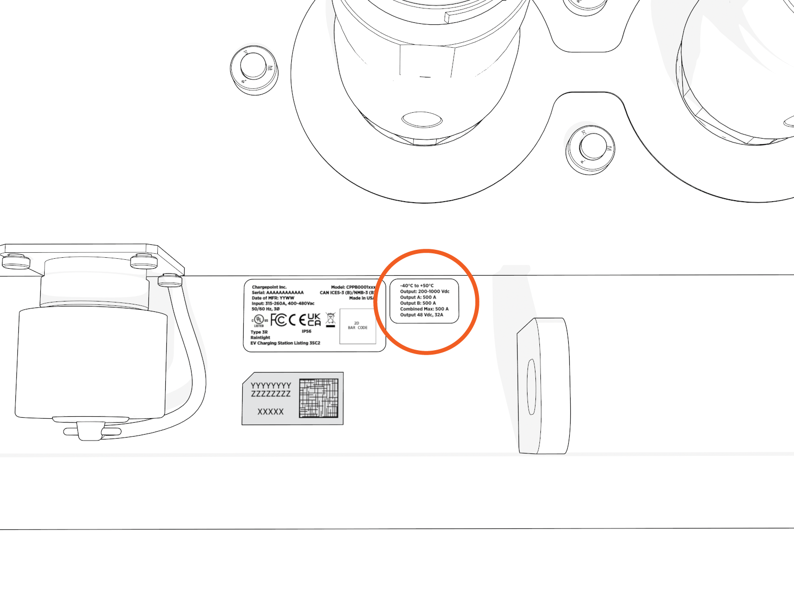 Adhere the associated ratings label.