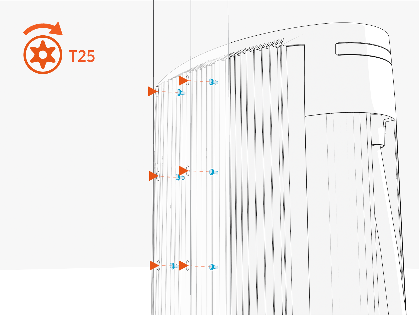 Technical illustration depicts the procedural step.