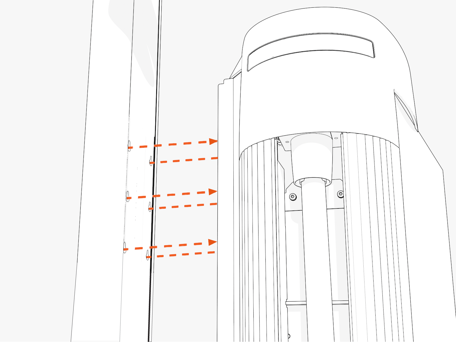 Technical illustration depicts the procedural step.