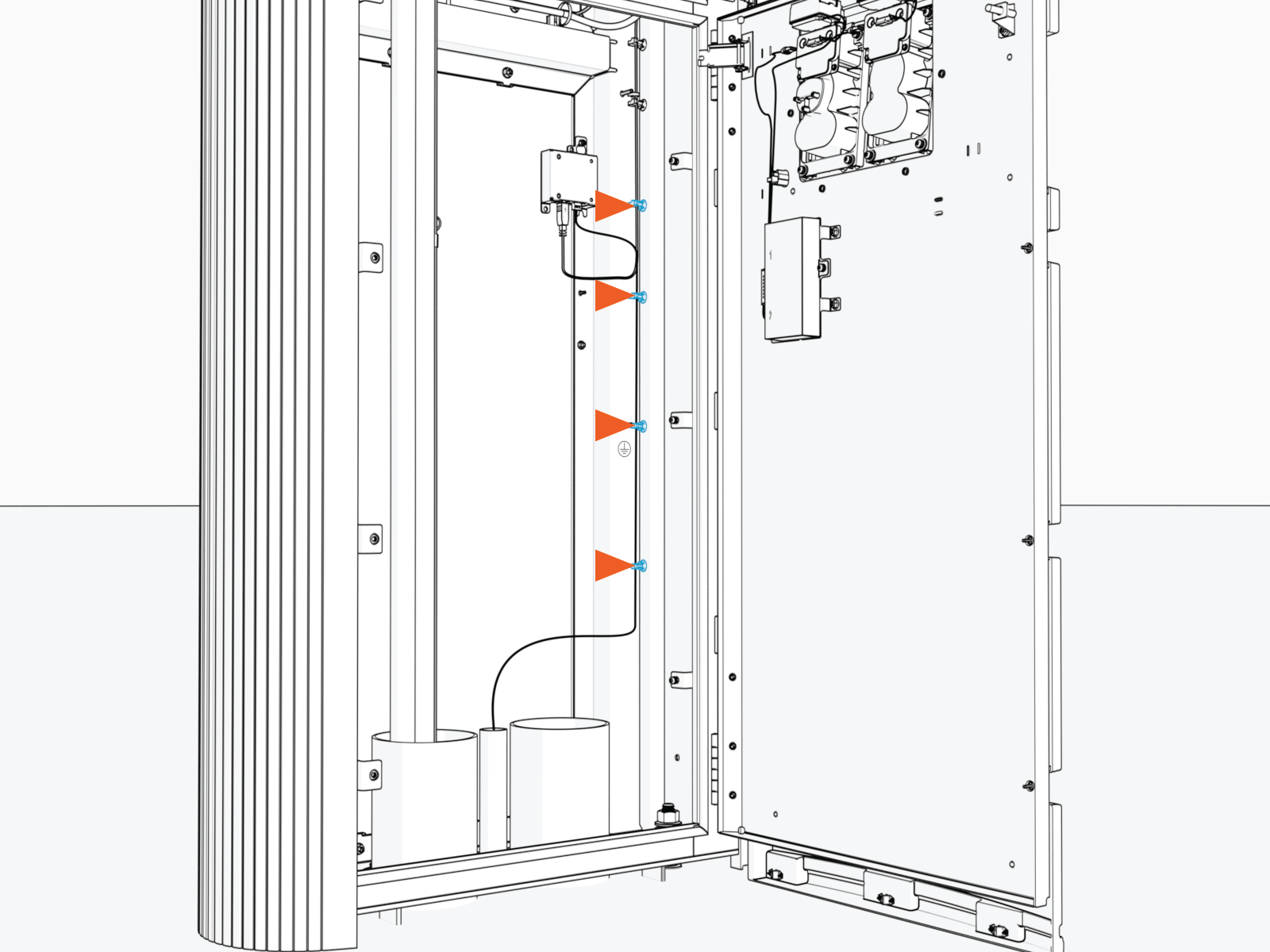 Technical illustration depicts the procedural step.