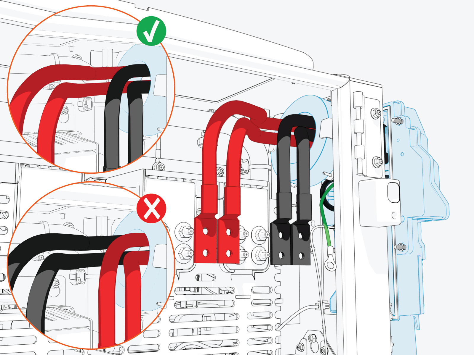 Technical illustration depicts the procedural step.