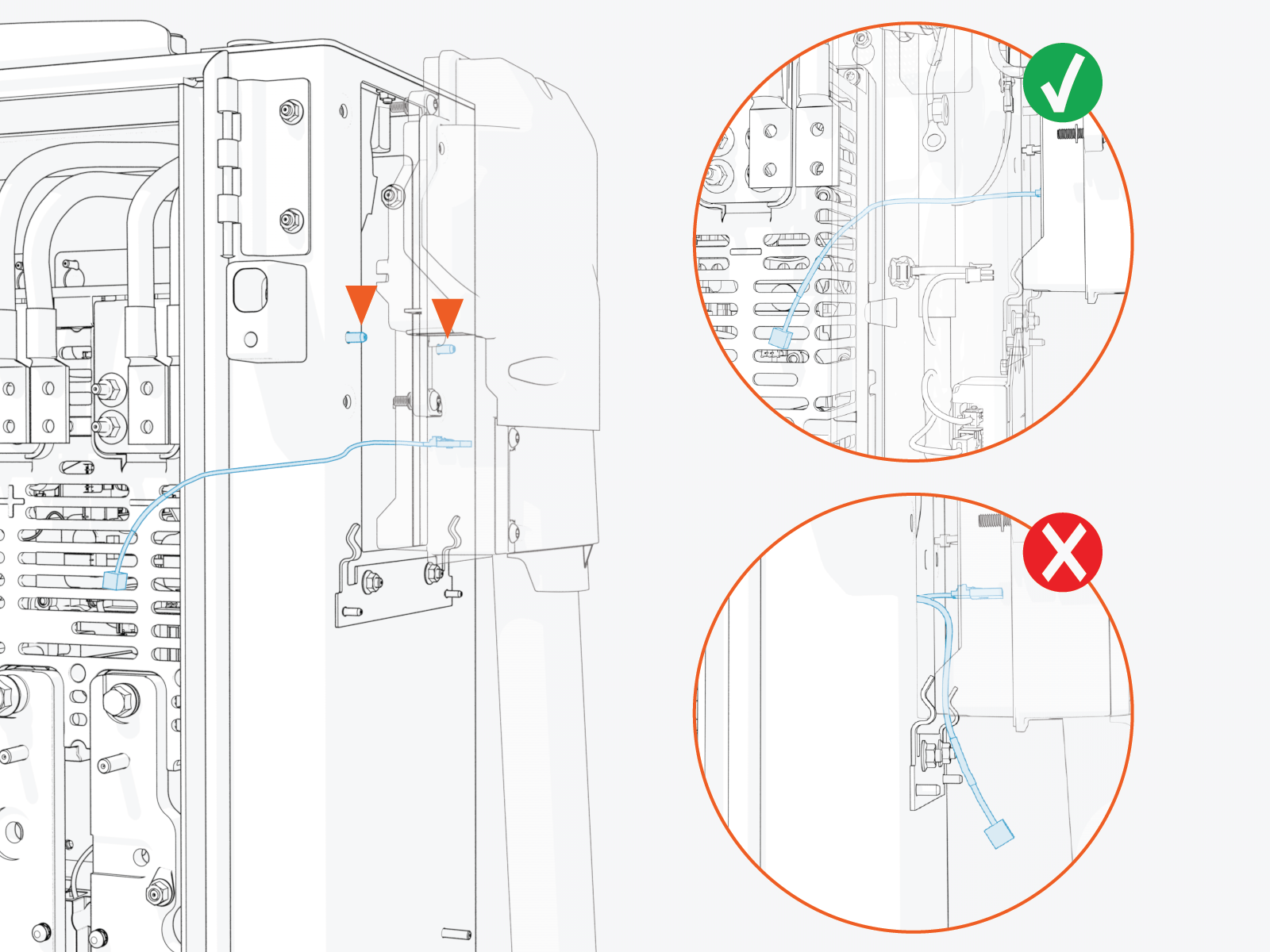 Technical illustration depicts the procedural step.
