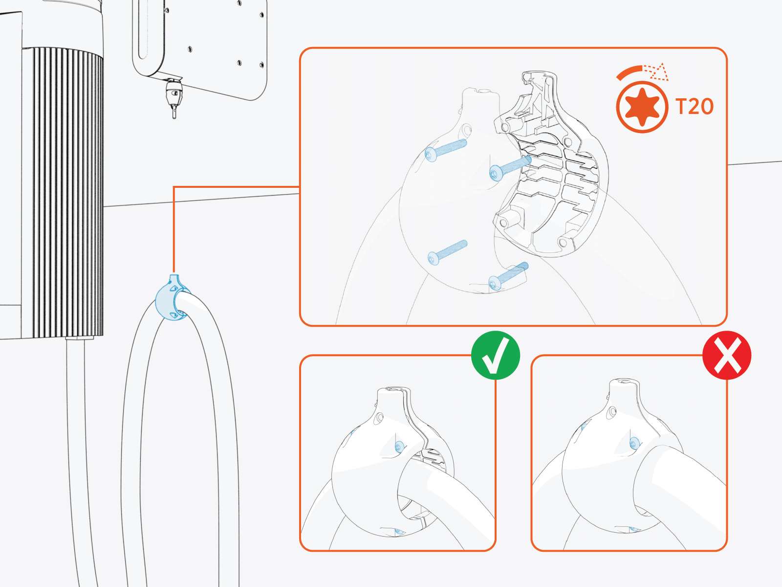 Technical illustration depicts the procedural step.