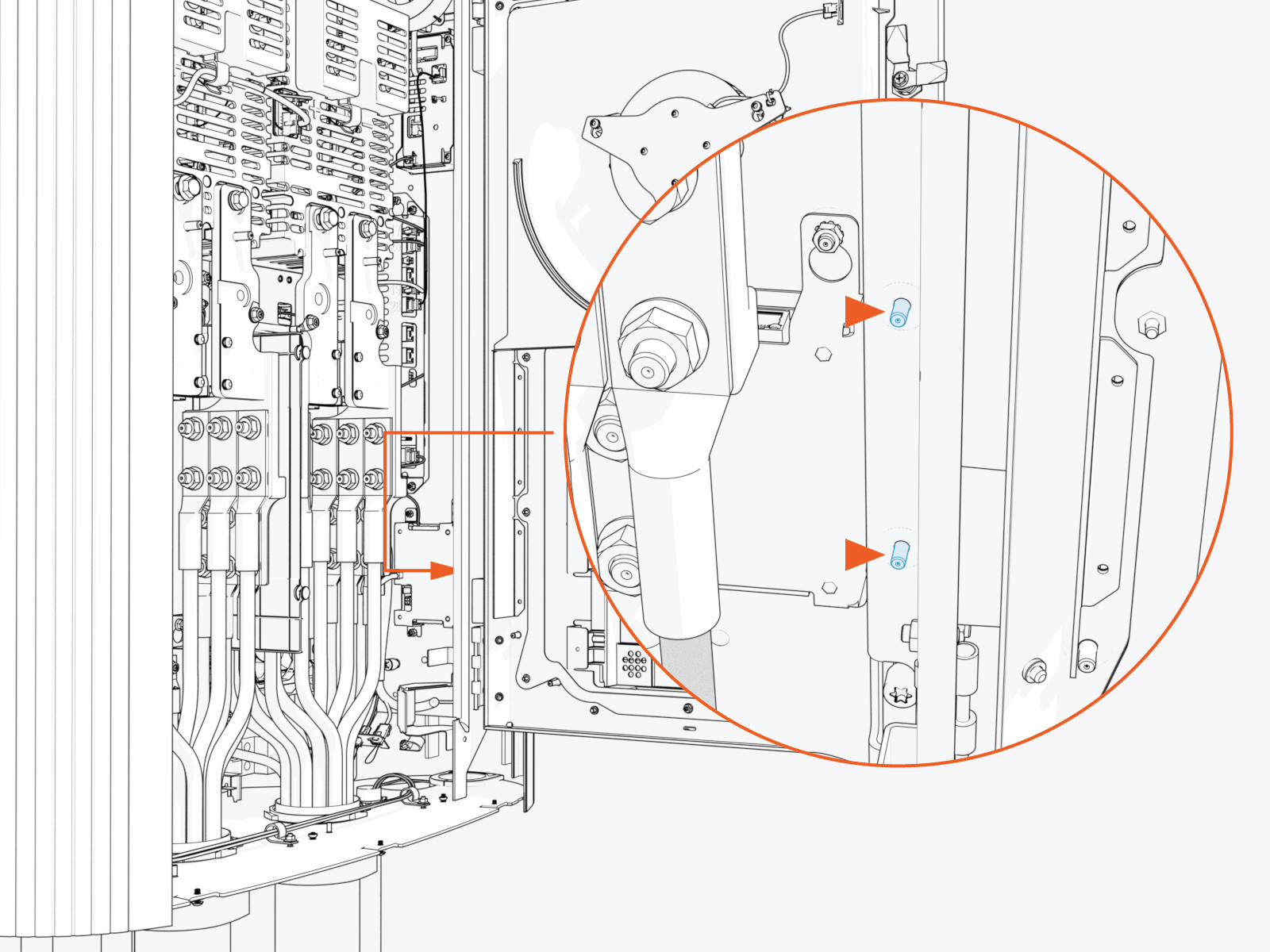 Technical illustration depicts the procedural step.