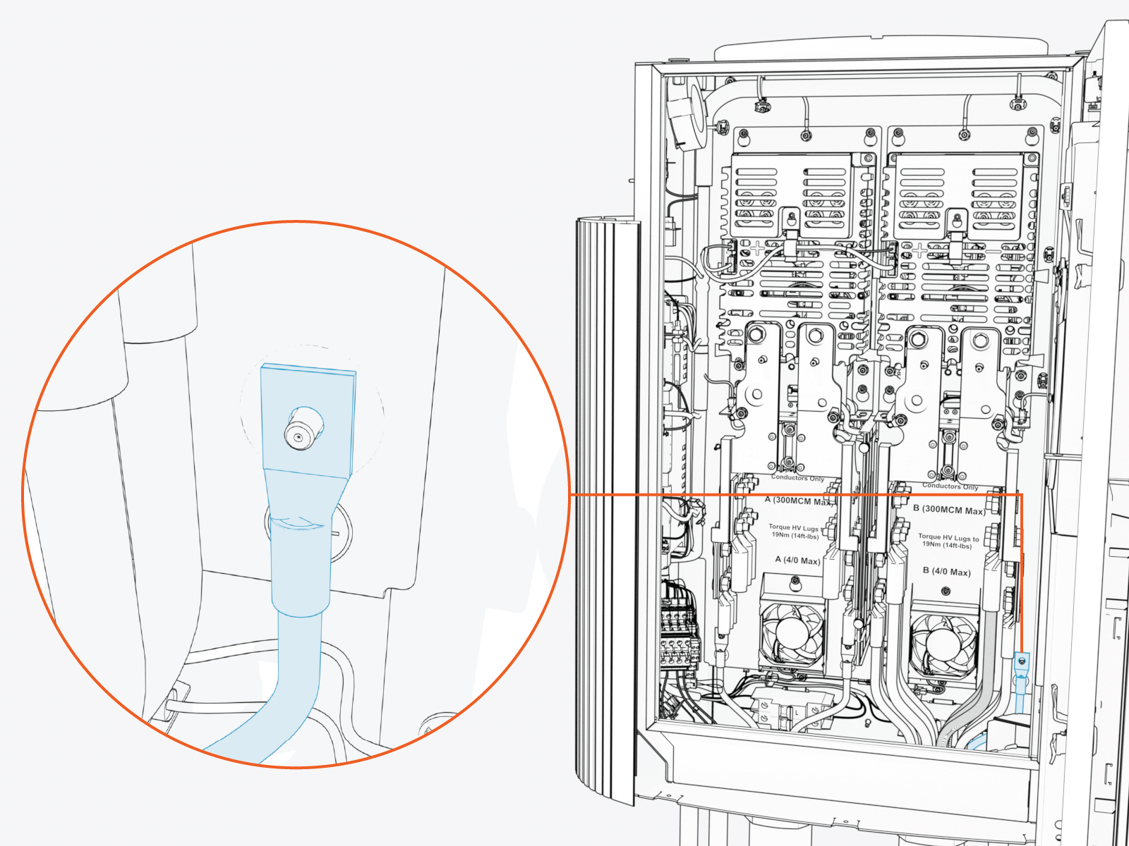 Technical illustration depicts the procedural step.