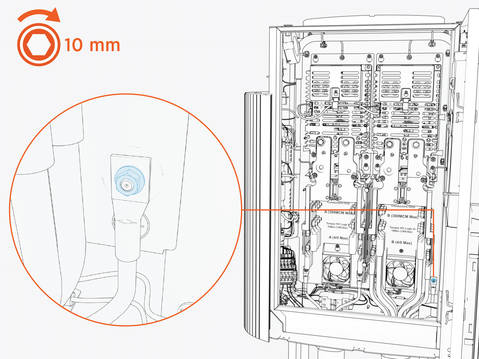 Technical illustration depicts the procedural step.