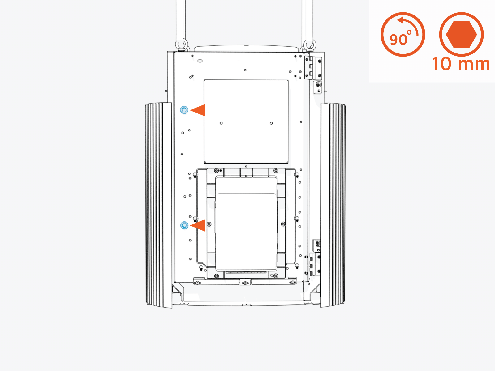 Technical illustration depicts the procedural step.