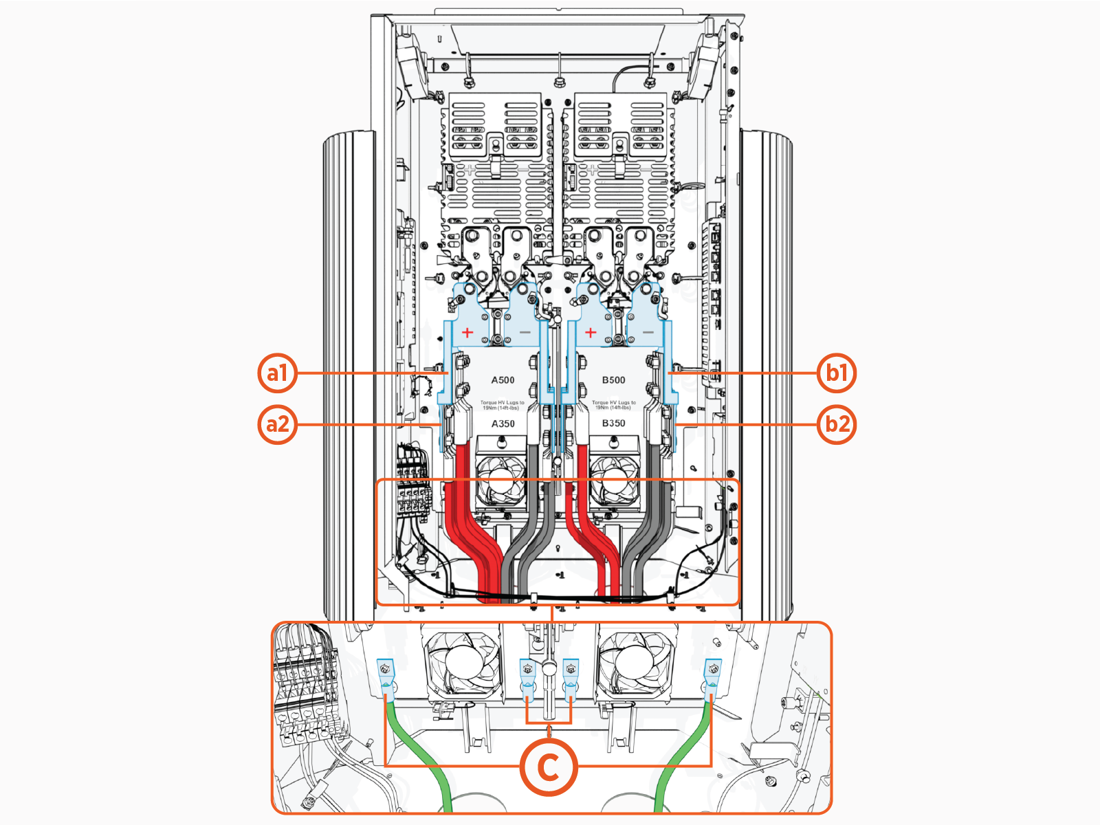 Labeled diagram of product, tools or parts.