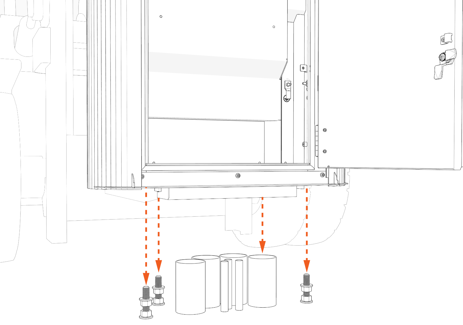 Technical illustration depicts the procedural step.