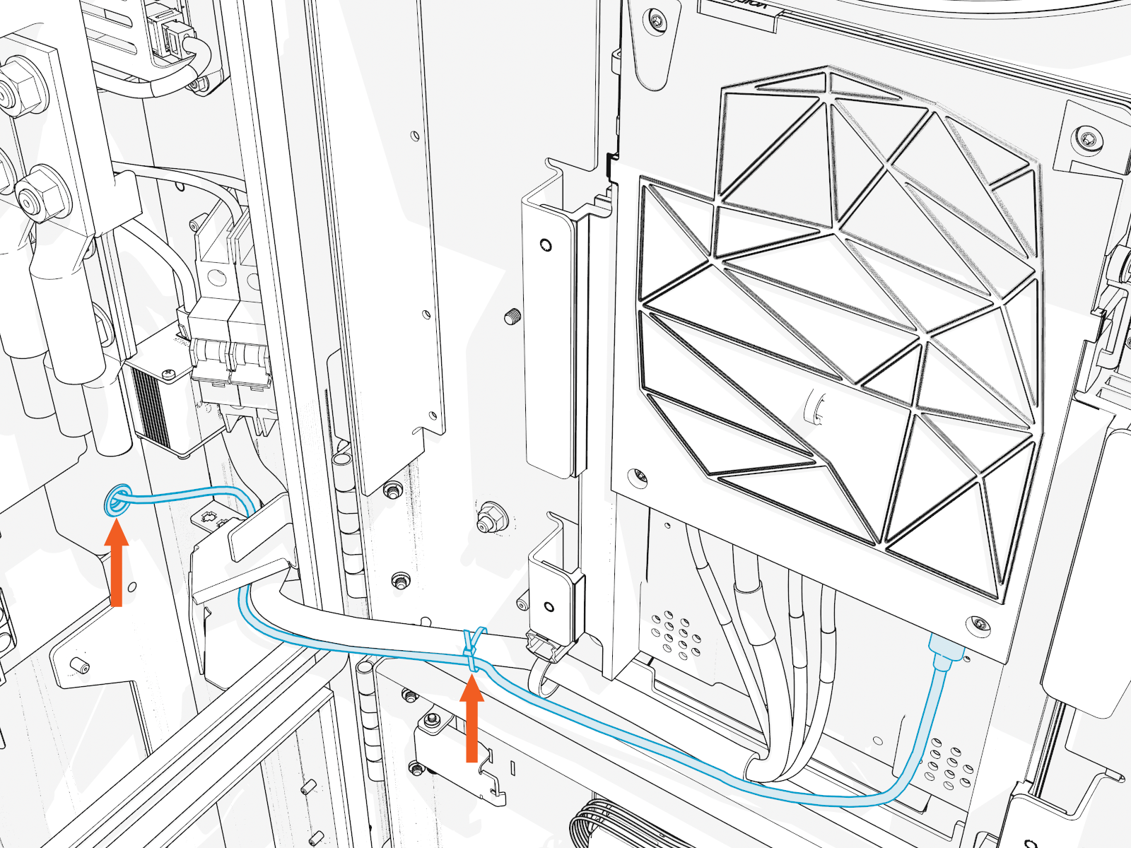 Technical illustration depicts the procedural step.