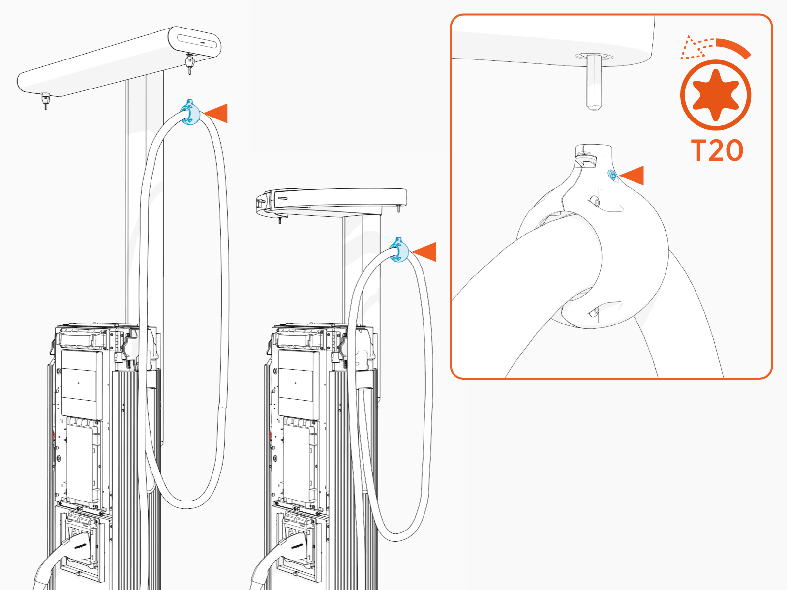 Technical illustration depicts the procedural step.