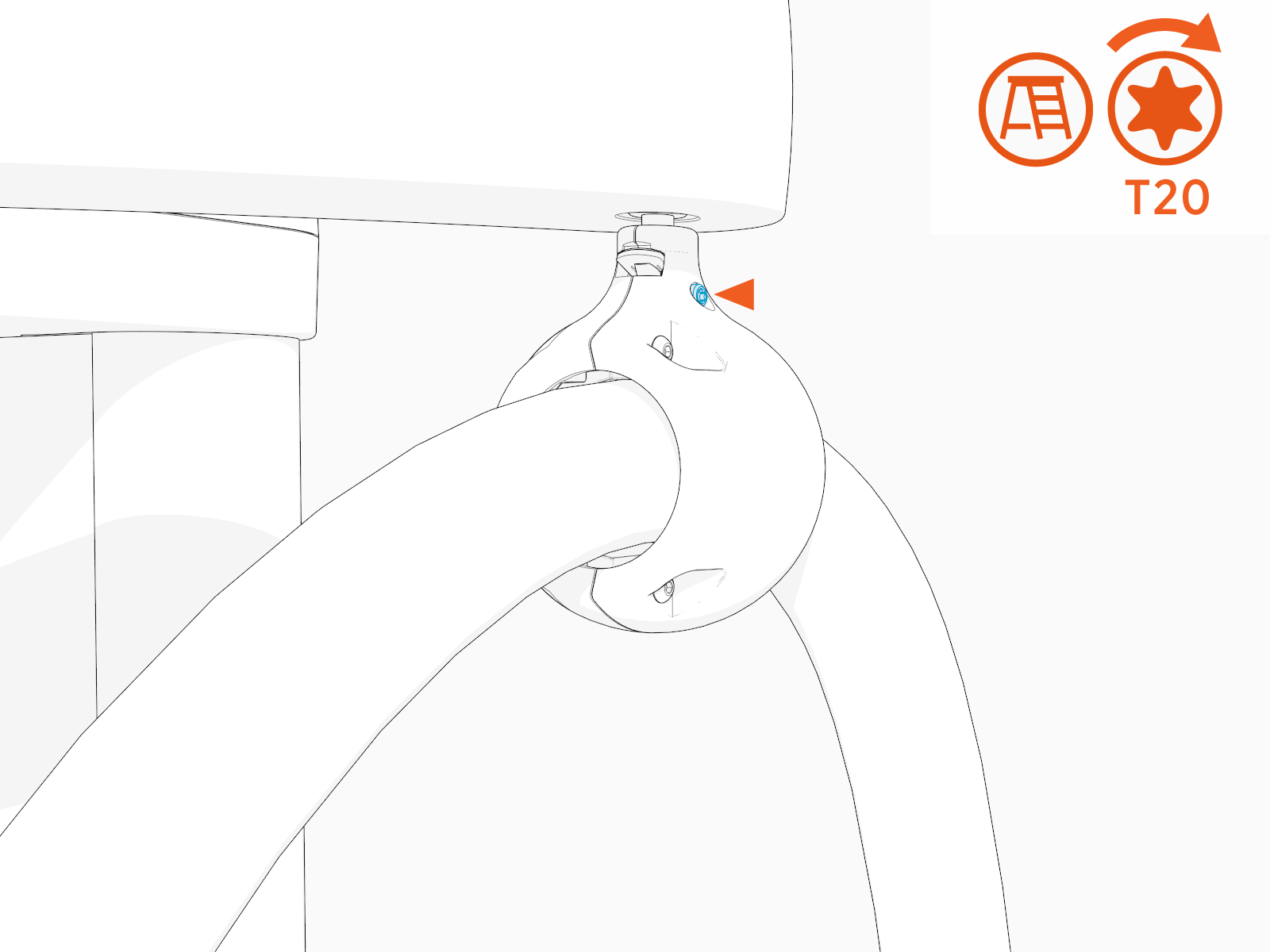 Technical illustration depicts the procedural step.