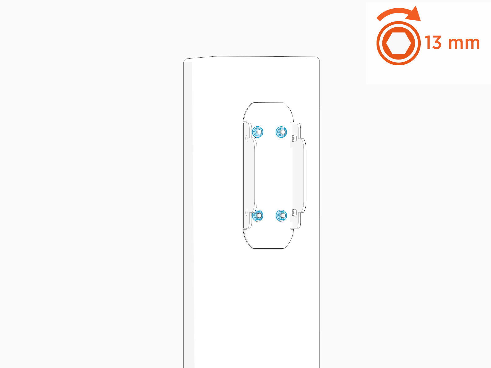 Technical illustration depicts the procedural step.