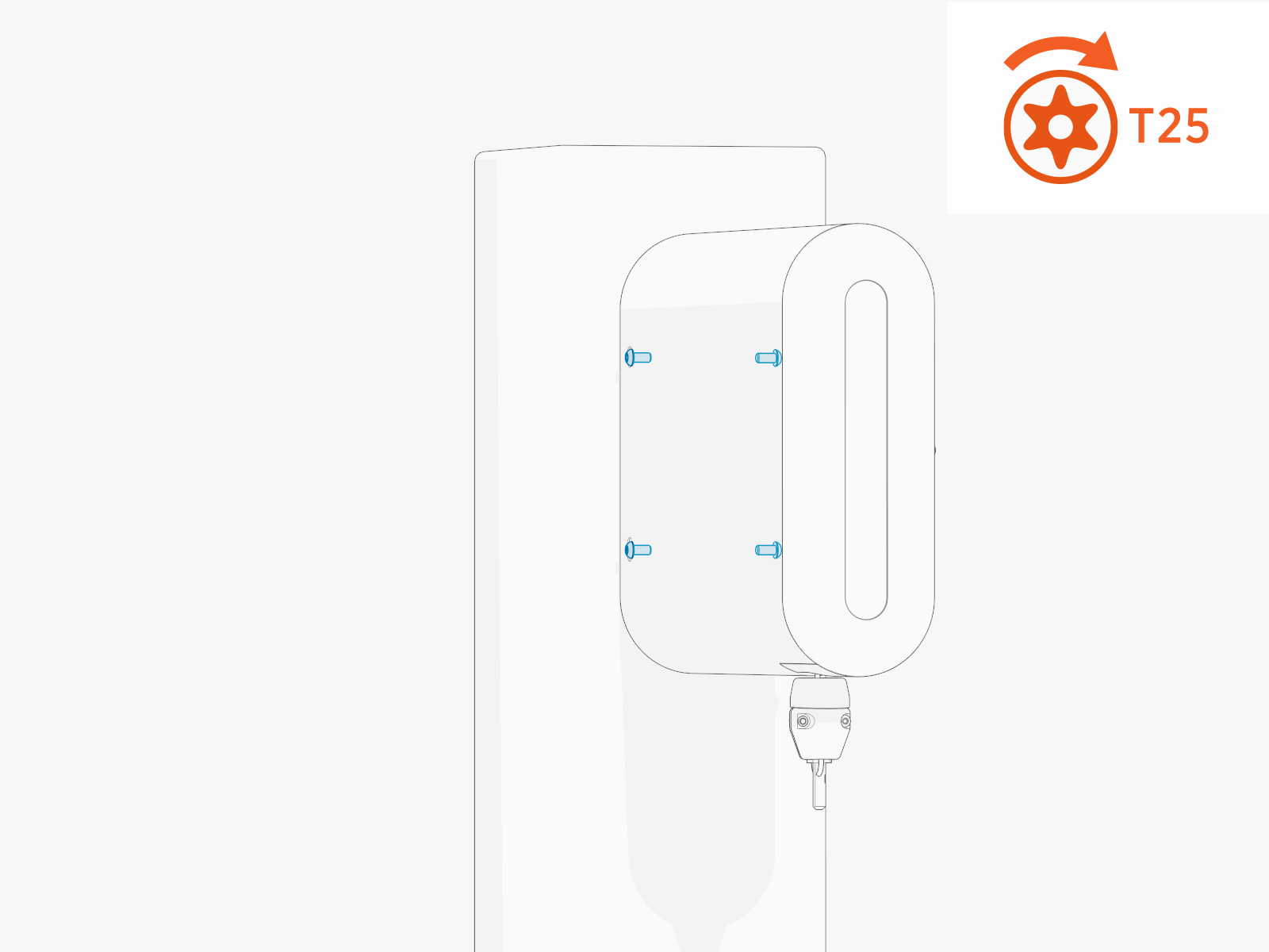 Technical illustration depicts the procedural step.