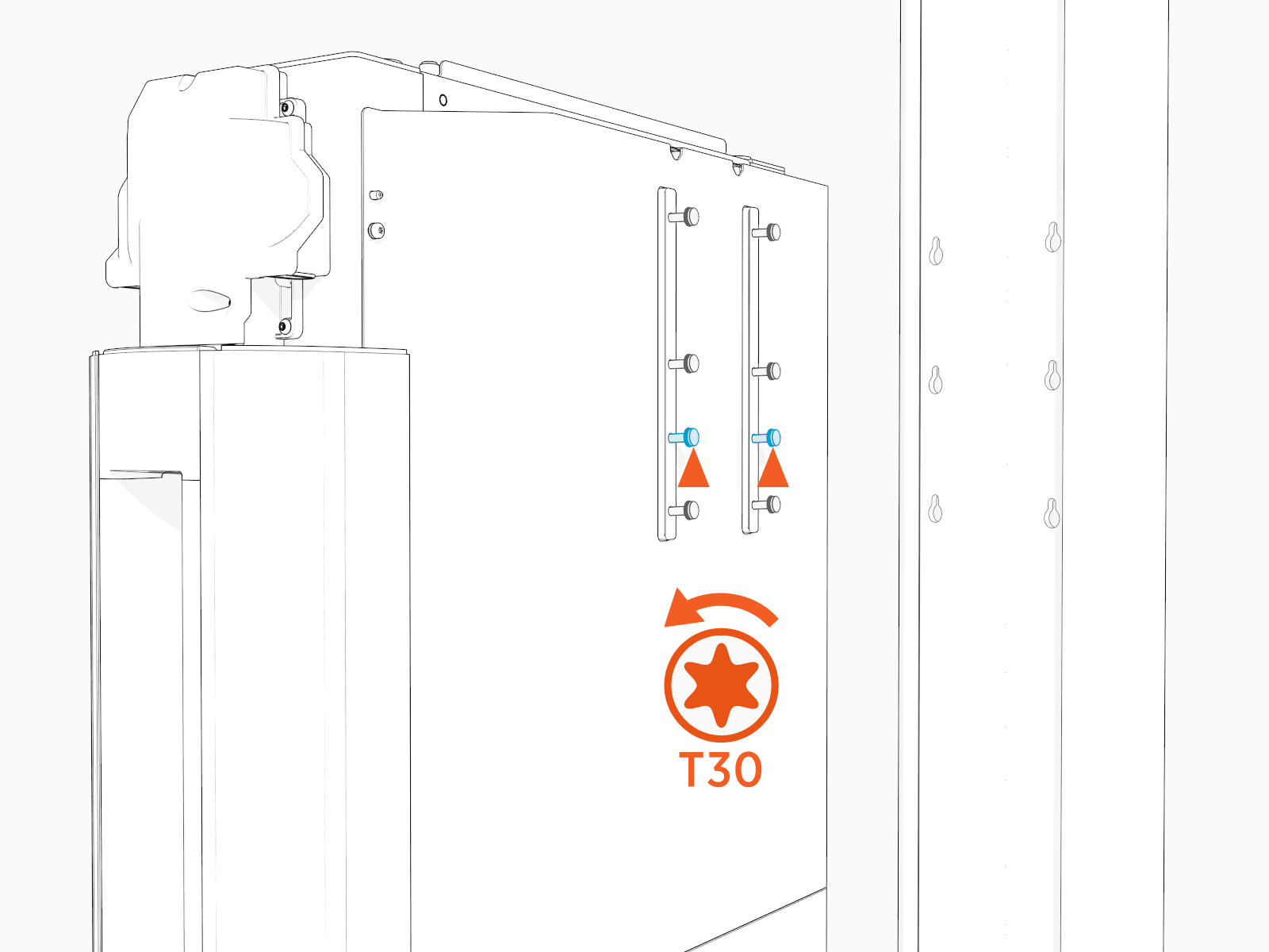 Technical illustration depicts the procedural step.