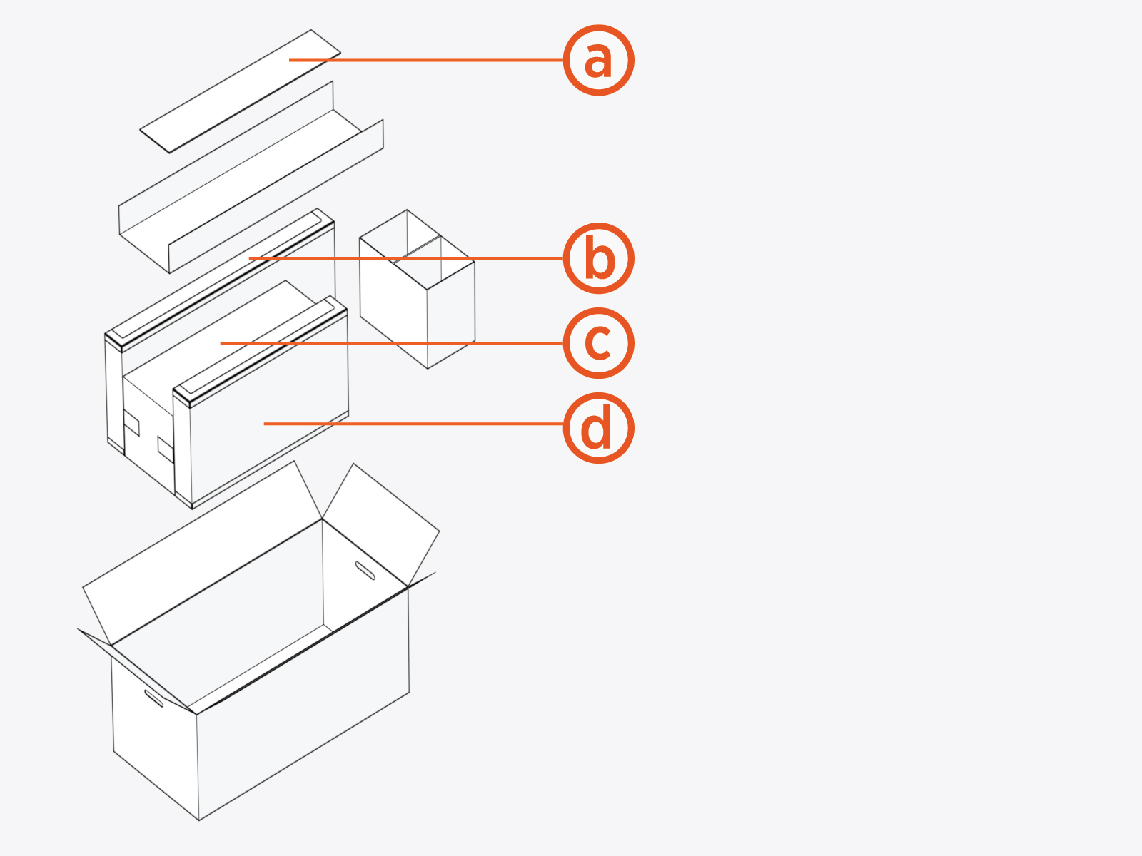 Labeled diagram of product, tools or parts.