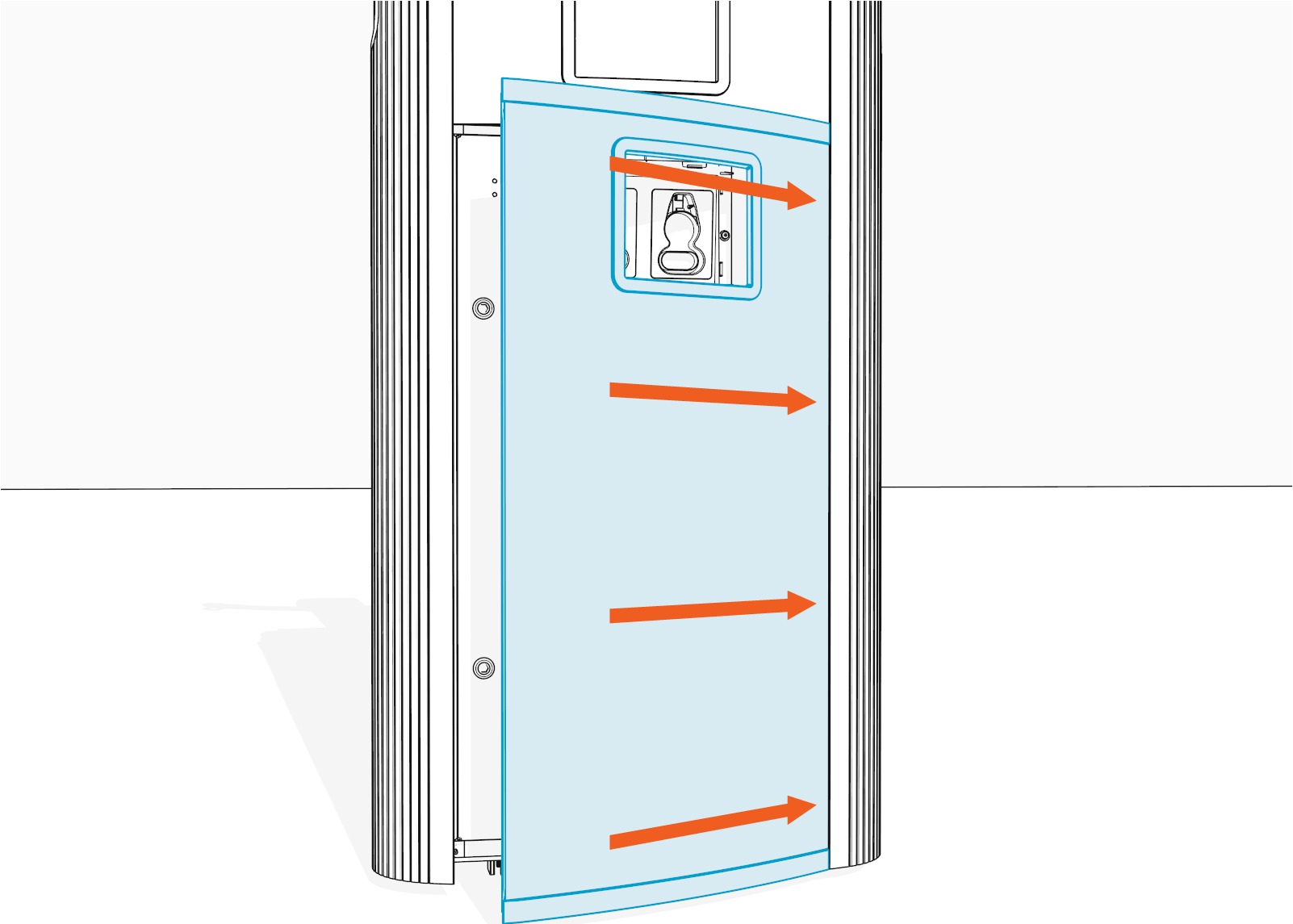 Technical illustration depicts the procedural step.