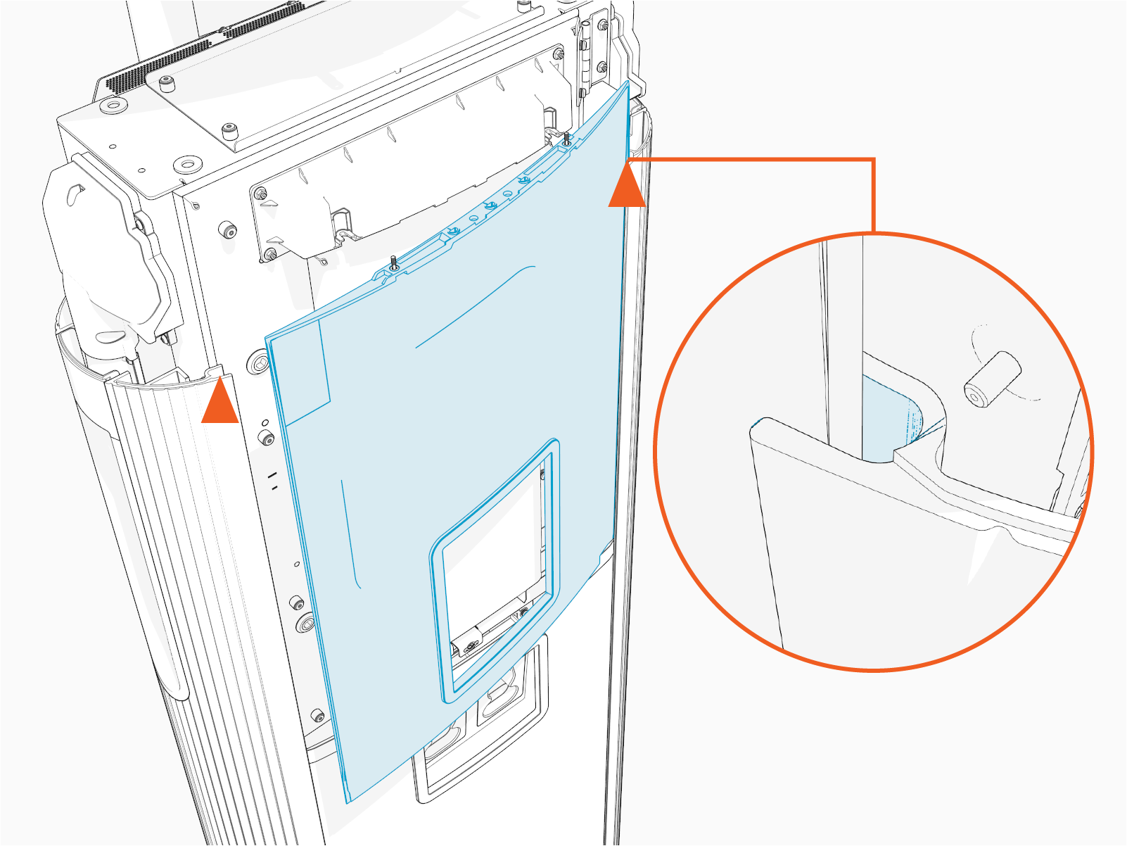 Technical illustration depicts the procedural step.