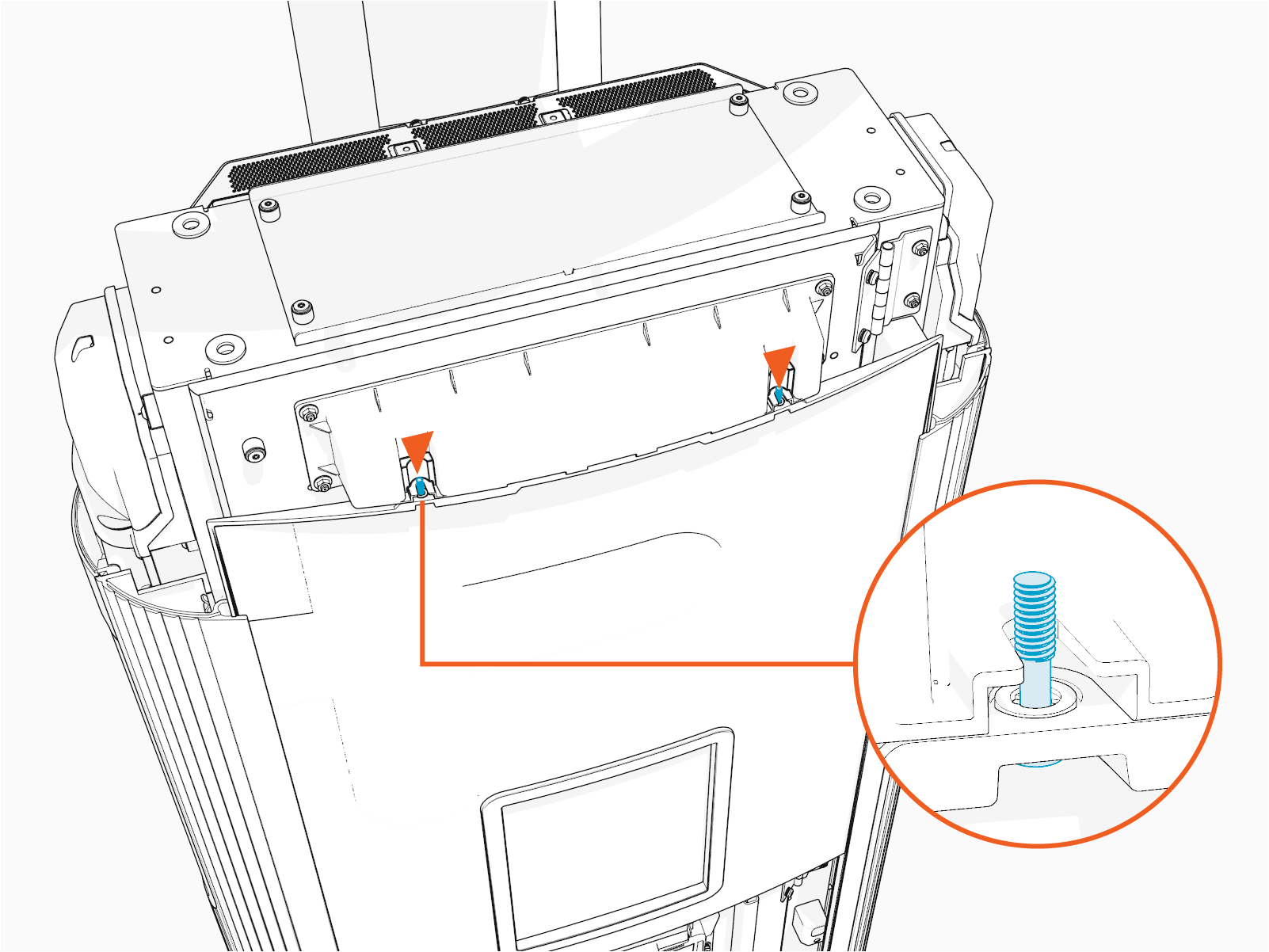 Technical illustration depicts the procedural step.